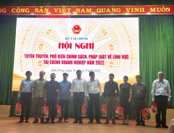 THAM DỰ HỘI NGHỊ TUYÊN TRUYỀN, PHỔ BIẾN CHÍNH SÁCH, PHÁP LUẬT VỀ LĨNH VỰC TÀI CHÍNH DOANH NGHIỆP NĂM 2022