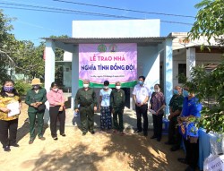 Công ty xổ số kiến thiết Bình Thuận trao nhà “ Nghĩa tình đồng đội” cho cựu TNXP có hoàn cảnh khó khăn