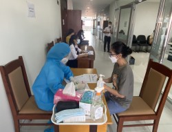 Công ty tổ chức tổ chức test nhanh kháng nguyên, sàng lọc Covid-19 cho toàn thể Người quản lý, người lao động .