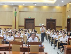 Công ty TNHH Xổ số kiến thiết Bình Thuận tổ chức huấn luyện an toàn, vệ sinh lao động và huấn luyện sơ cấp cứu năm 2024