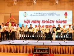 Công ty TNHH Xổ số kiến thiết Bình Thuận gặp mặt khách hàng năm 2026