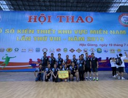 Công ty TNHH Xổ số kiến thiết Bình Thuận tham dự Hội thao XSKT khu vực Miền Nam lần thứ VIII tại Hậu Giang