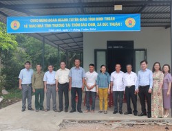 Bàn giao nhà “Mái ấm tình thương” tại huyện Tánh Linh